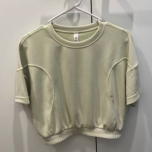 Dewy gathered t-shirt in Dewy. Never worn! Still has inside care tag